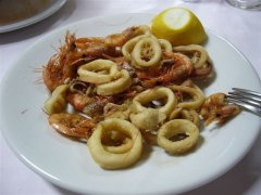 シラクーサの料理,フリットディマーレ　海の幸フライ