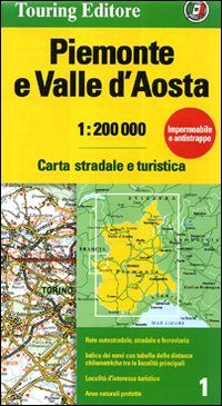 mappa Piemonte e Valle d'Aosto