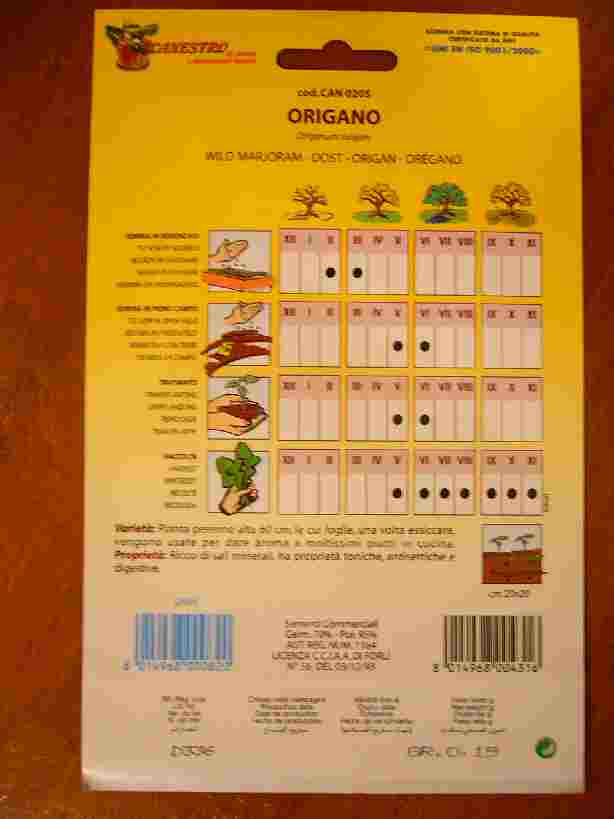 origano �I���K�m�̎�